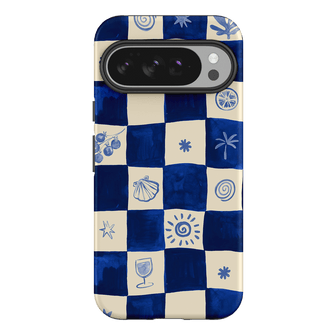 Afternoon Mezze Azure Printed Phone Cases Google Pixel 10 Pro XL / Armoured by Charlie Taylor - The Dairy