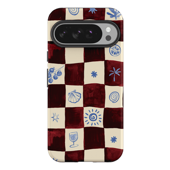 Afternoon Mezze Maroon Printed Phone Cases Google Pixel 10 Pro XL / Armoured by Charlie Taylor - The Dairy