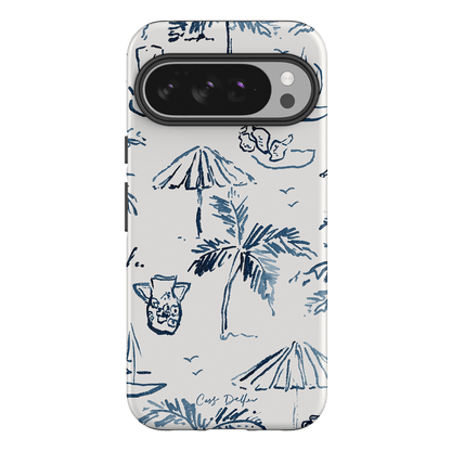 Balmy Blue Printed Phone Cases Google Pixel 10 Pro XL / Armoured by Cass Deller - The Dairy