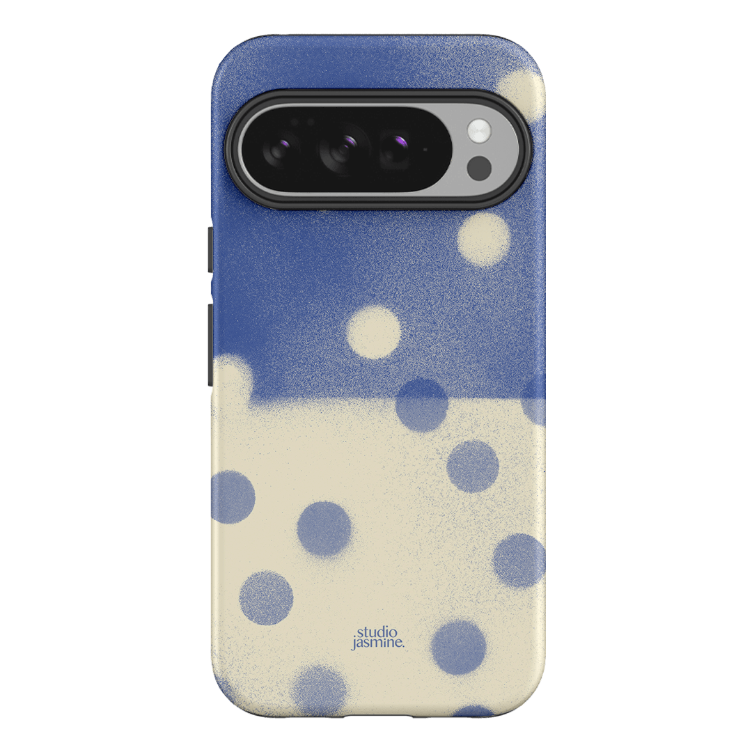 Bleu Polka Dot Printed Phone Cases Google Pixel 10 Pro XL / Armoured by Jasmine Dowling - The Dairy