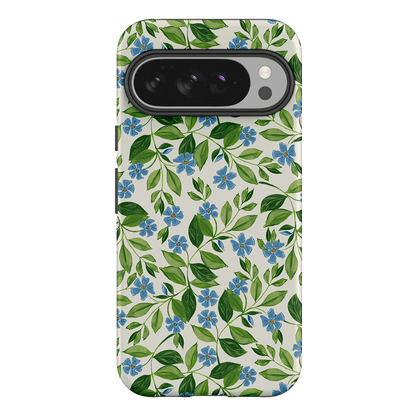 Blue Vines Printed Phone Cases Google Pixel 10 Pro XL / Armoured by Ellie Mae - The Dairy