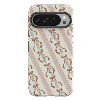 Bow Stripe Printed Phone Cases Google Pixel 10 Pro XL / Armoured by Veronica Tucker - The Dairy