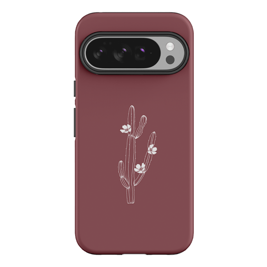 Cactus Flower Printed Phone Cases Google Pixel 10 Pro XL / Armoured by Typoflora - The Dairy