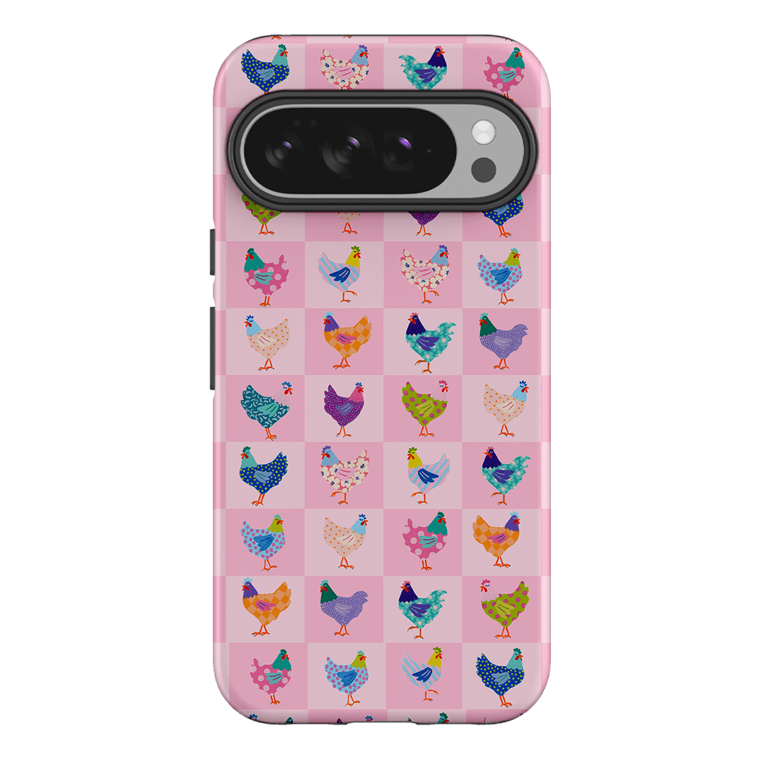 Checkered Chickens Printed Phone Cases Google Pixel 10 Pro XL / Armoured by Kayla Henley - The Dairy