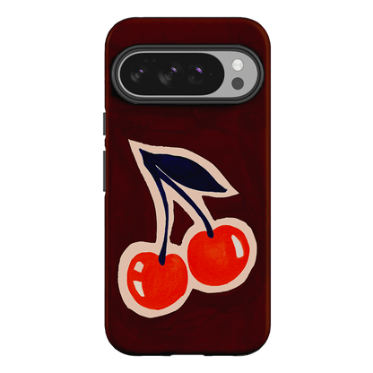 Cherries Printed Phone Cases Google Pixel 10 Pro XL / Armoured by Studio Bon - The Dairy