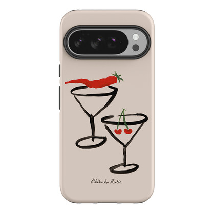 Chili Cherry Printed Phone Cases Google Pixel 10 Pro XL / Armoured by Phthalo Ruth - The Dairy