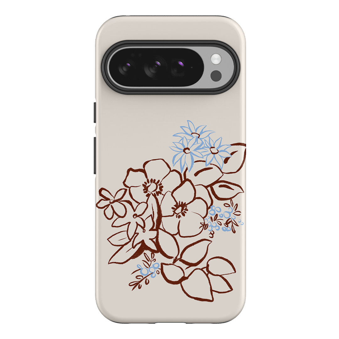 Cream Posy Printed Phone Cases Google Pixel 10 Pro XL / Armoured by Typoflora - The Dairy