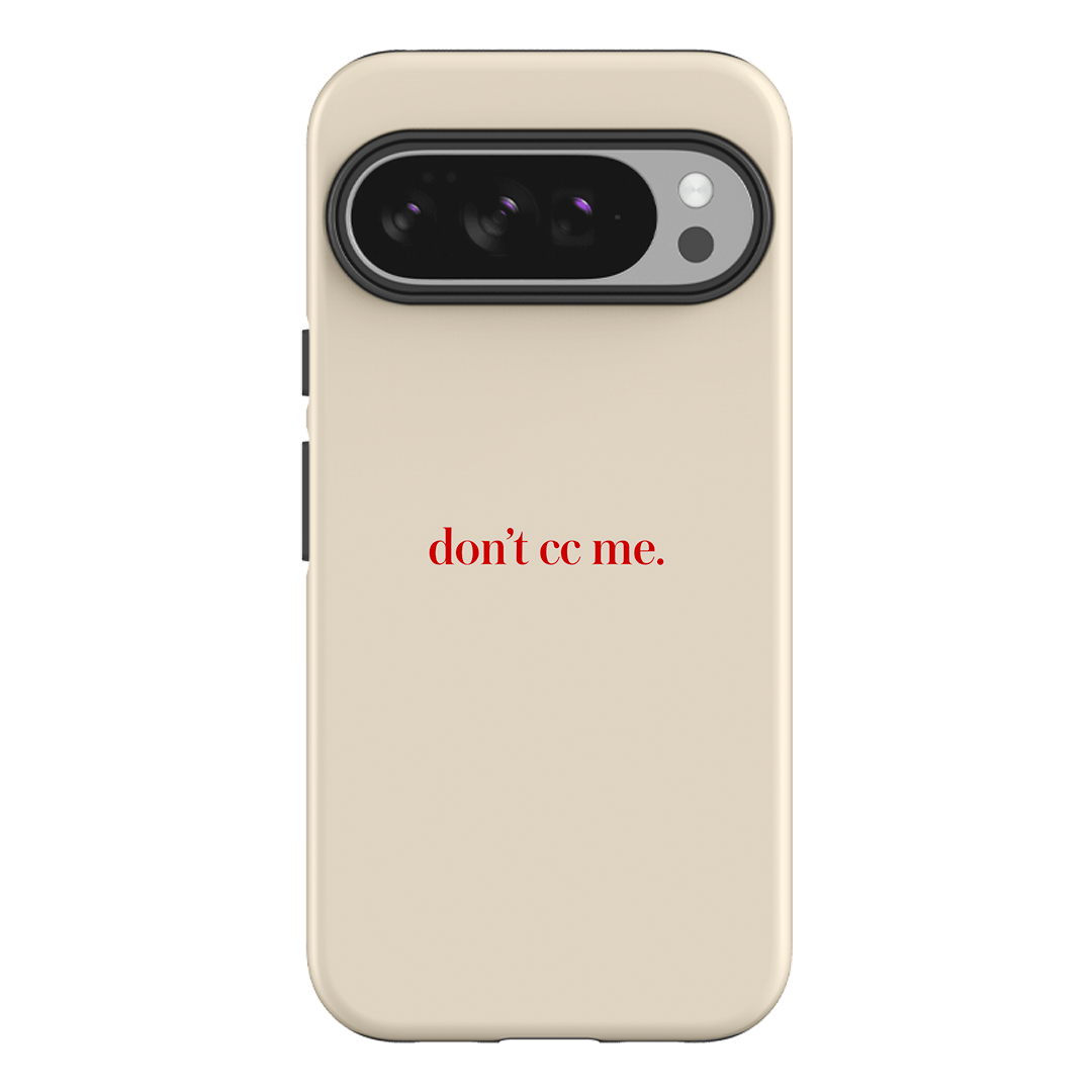 Don't CC Me Red Printed Phone Cases Google Pixel 10 Pro XL / Armoured by The Dairy - The Dairy