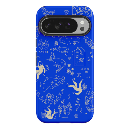 Easty Flash Blue Printed Phone Cases Google Pixel 10 Pro XL / Armoured by Easty Beasty - The Dairy