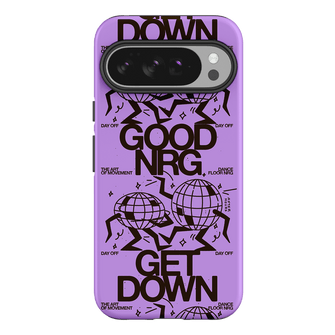 Good Energy in Purple Printed Phone Cases Google Pixel 10 Pro XL / Armoured by After Hours - The Dairy