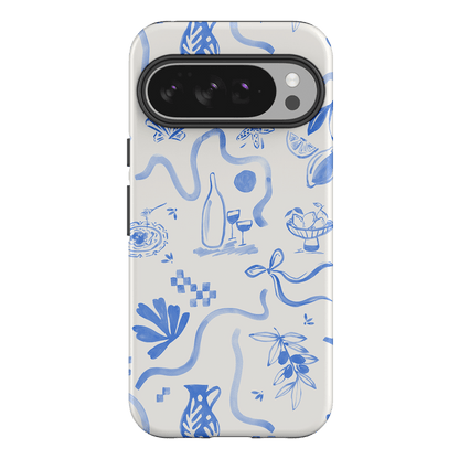 Mediterranean Wave Printed Phone Cases Google Pixel 10 Pro XL / Armoured by Charlie Taylor - The Dairy