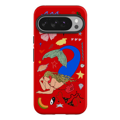 Mermaid Salad Scarlet Printed Phone Cases Google Pixel 10 Pro XL / Armoured by Easty Beasty - The Dairy