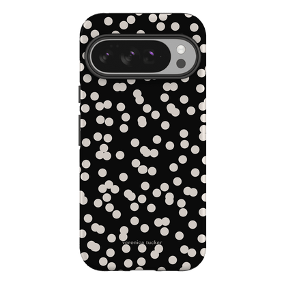 Mini Confetti Noir Printed Phone Cases Google Pixel 10 Pro XL / Armoured by Veronica Tucker - The Dairy