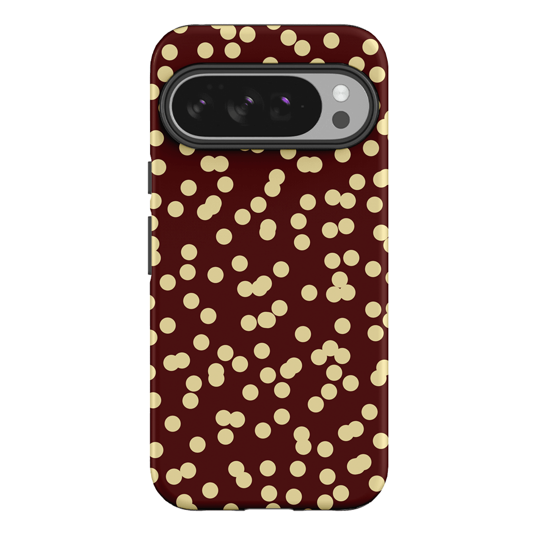 Mini Confetti Burgundy Butter Printed Phone Cases Google Pixel 10 Pro XL / Armoured by Veronica Tucker - The Dairy