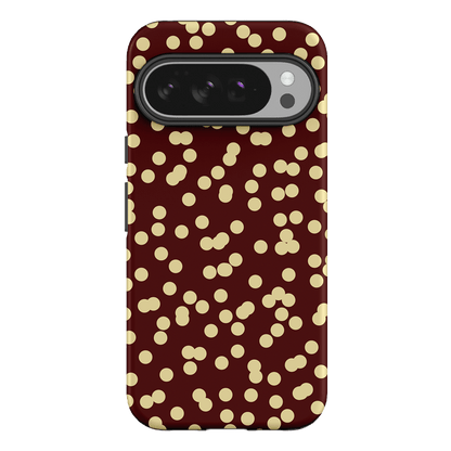 Mini Confetti Burgundy Butter Printed Phone Cases Google Pixel 10 Pro XL / Armoured by Veronica Tucker - The Dairy