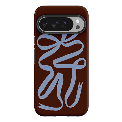 Mocha Ribbon Printed Phone Cases Google Pixel 10 Pro XL / Armoured by Jasmine Dowling - The Dairy