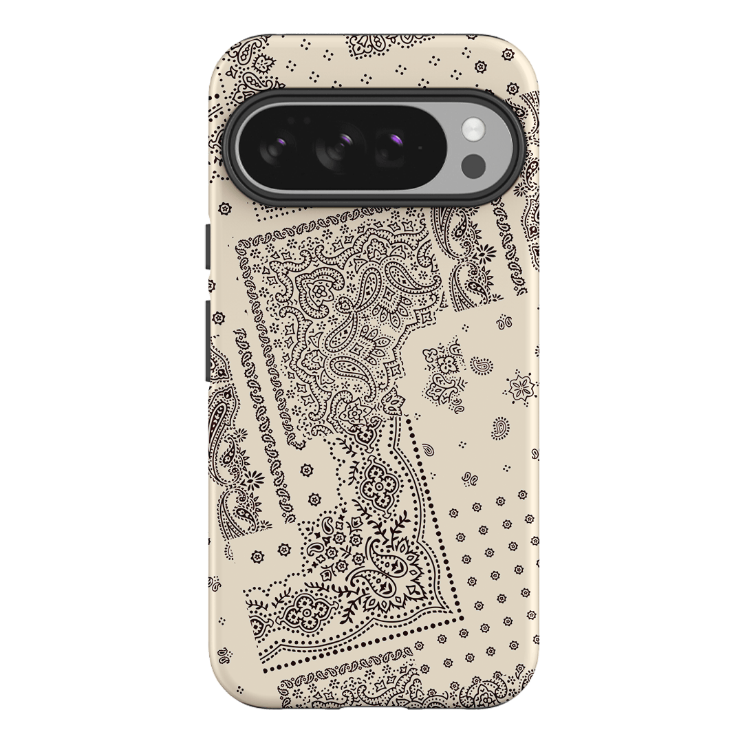 Paisley Ecru Printed Phone Cases Google Pixel 10 Pro XL / Armoured by The Dairy - The Dairy