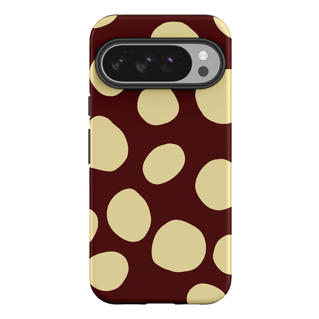 Pebbles Burgundy Butter Printed Phone Cases Google Pixel 10 Pro XL / Armoured by Veronica Tucker - The Dairy