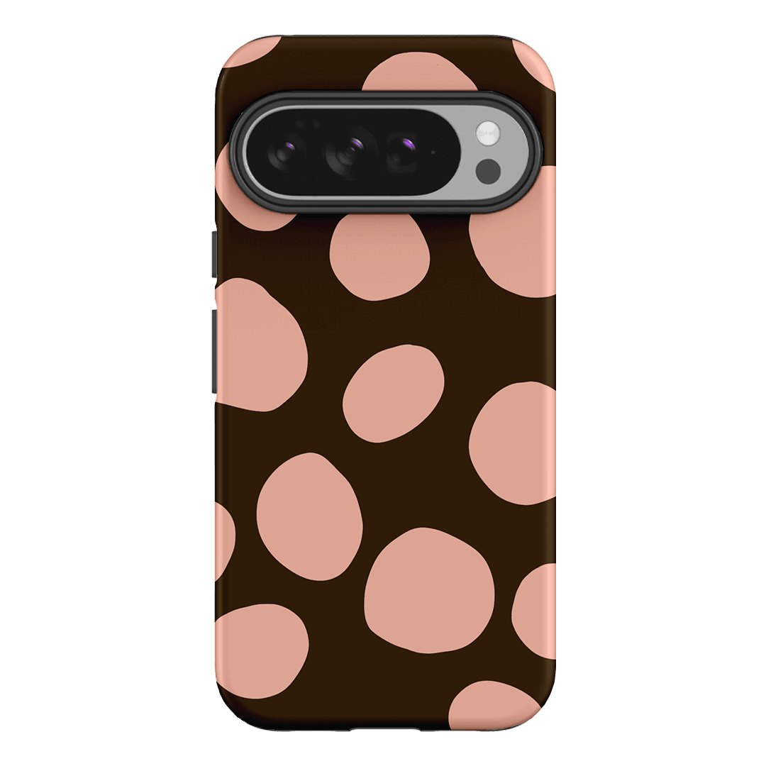 Pebbles Chocolate Pink Printed Phone Cases Google Pixel 10 Pro XL / Armoured by Veronica Tucker - The Dairy