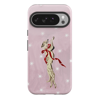 Pink Bow Hound Printed Phone Cases Google Pixel 10 Pro XL / Armoured by Lisa Hu - The Dairy