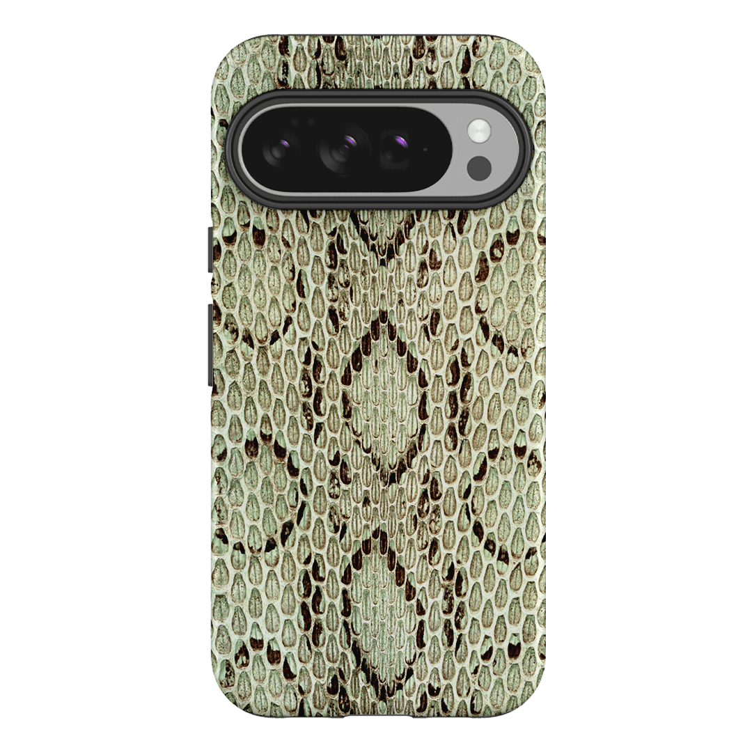 Pistachio Python Printed Phone Cases Google Pixel 10 Pro XL / Armoured by The Dairy - The Dairy