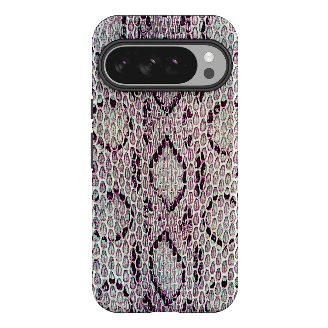 Plum Python Printed Phone Cases Google Pixel 10 Pro XL / Armoured by The Dairy - The Dairy