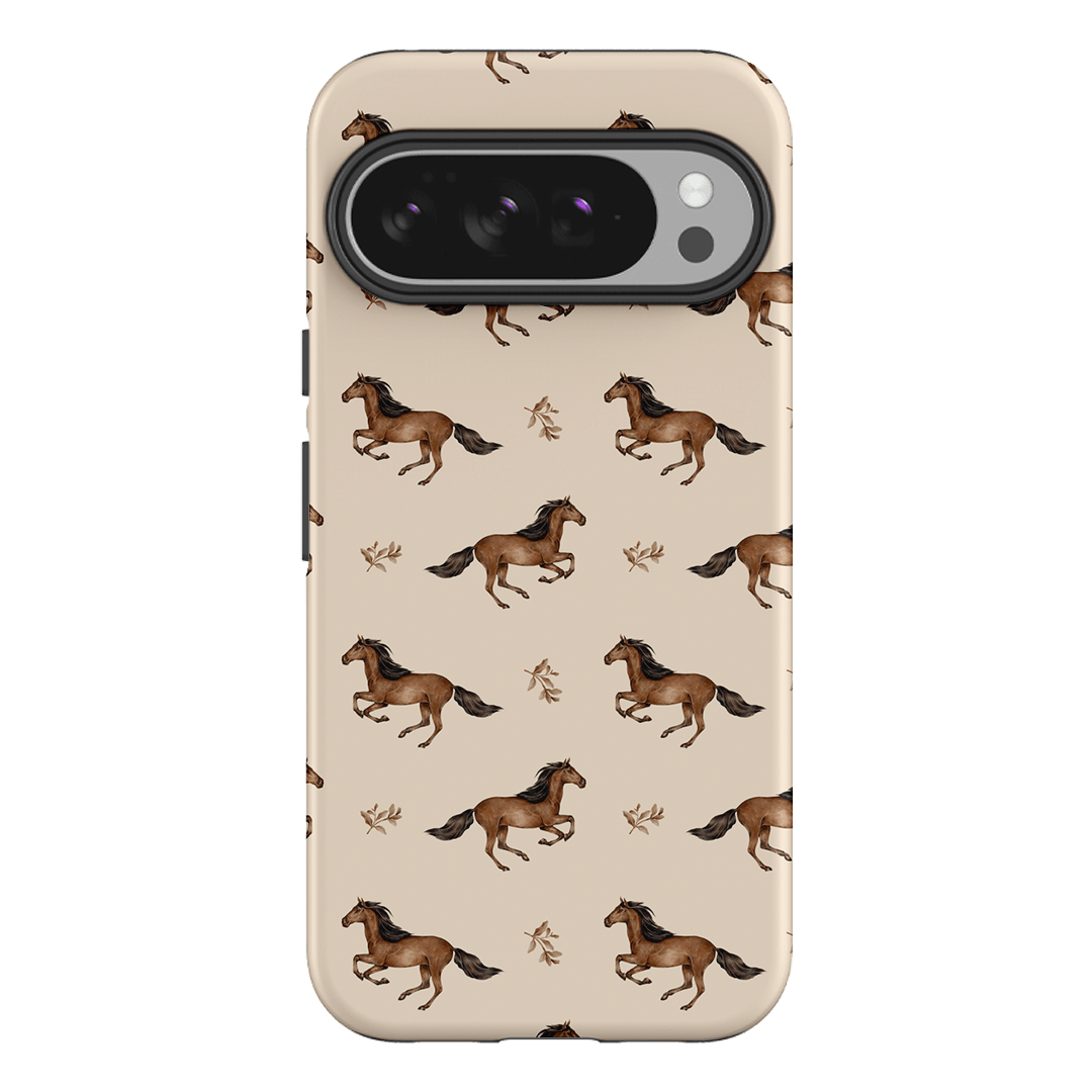 Running Horse Printed Phone Cases Google Pixel 10 Pro XL / Armoured by Kasiags Art - The Dairy