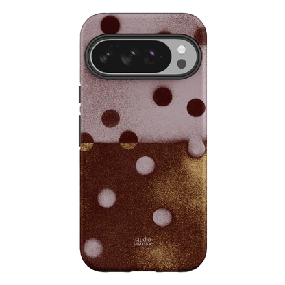 Rust Polka Dot Printed Phone Cases Google Pixel 10 Pro XL / Armoured by Jasmine Dowling - The Dairy