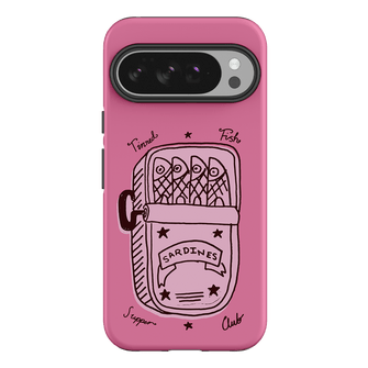 Sardine Social Pink Printed Phone Cases Google Pixel 10 Pro XL / Armoured by The Dairy - The Dairy