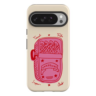 Sardine Social Red Printed Phone Cases Google Pixel 10 Pro XL / Armoured by The Dairy - The Dairy