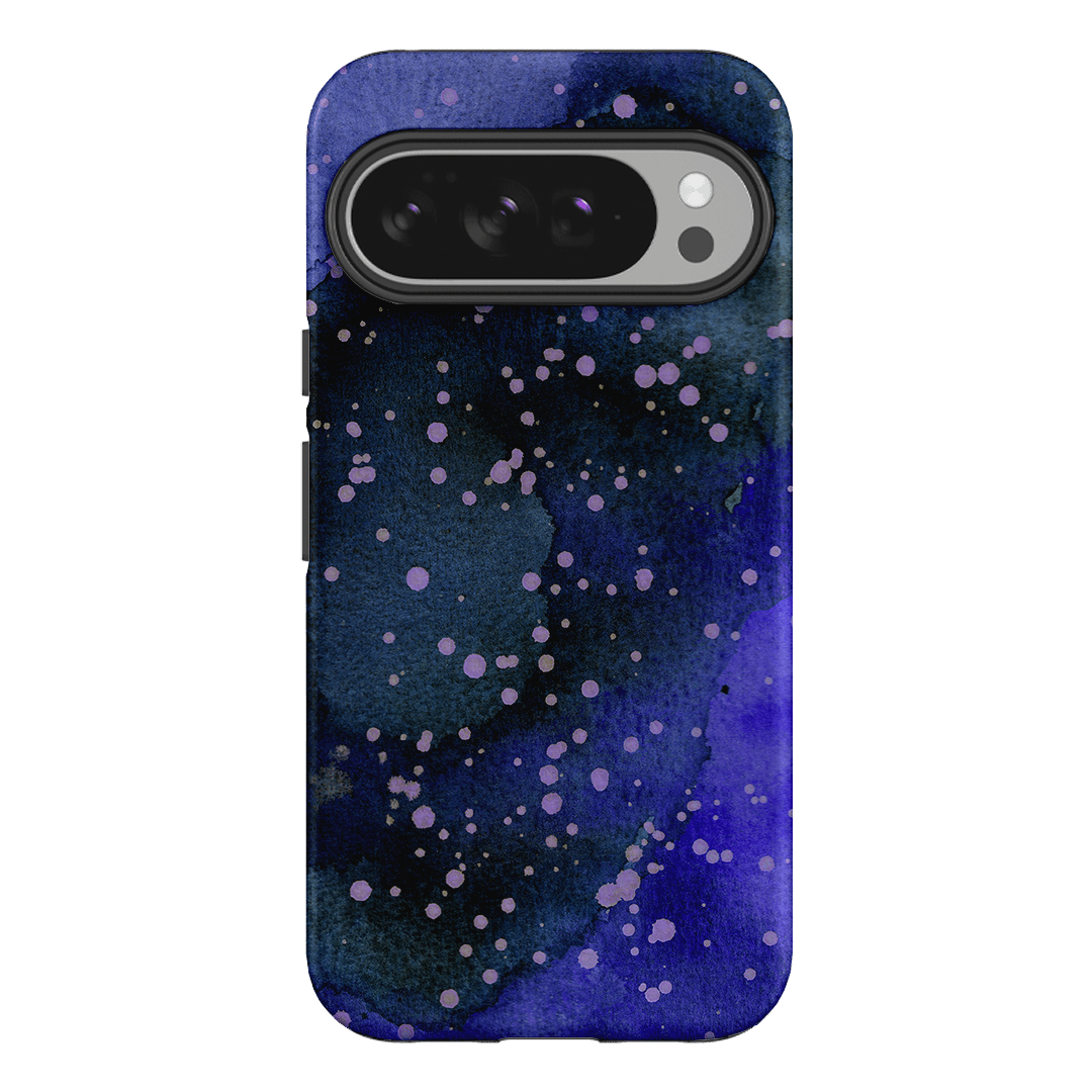 Spotty Navy Printed Phone Cases Google Pixel 10 Pro XL / Armoured by The Dairy - The Dairy