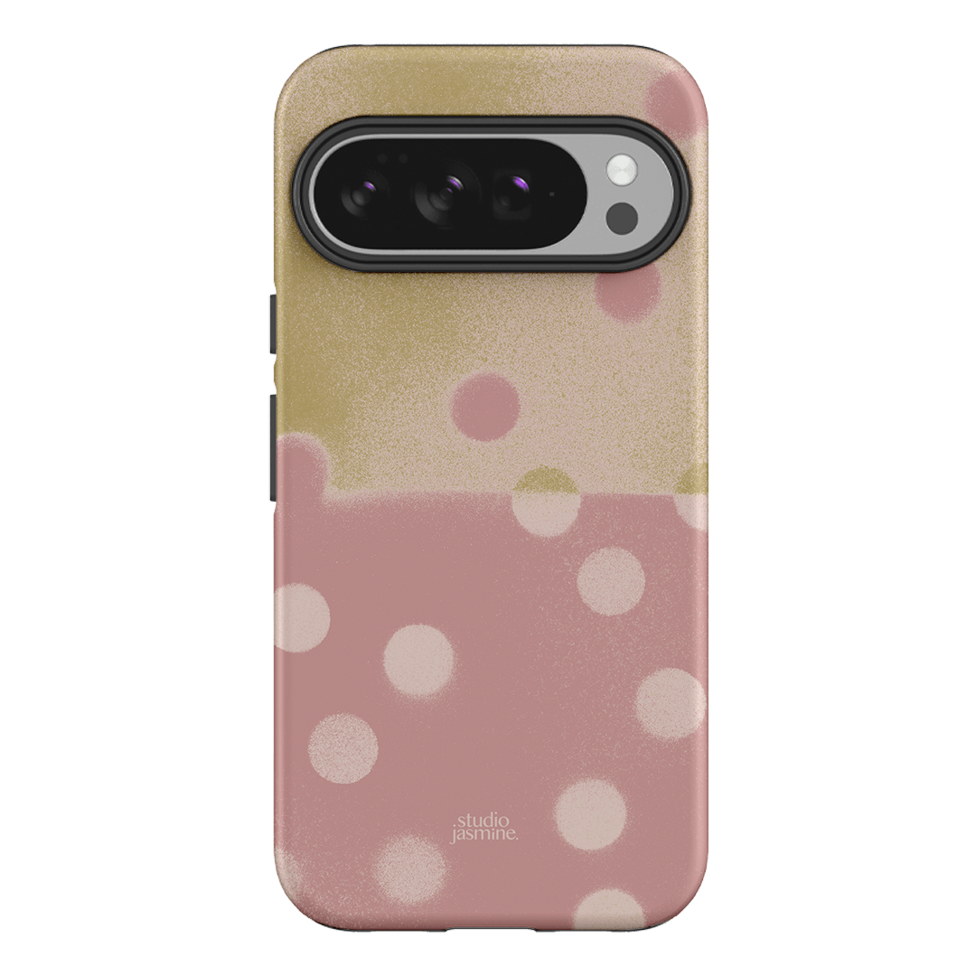 Strawberry Polka Dot Printed Phone Cases Google Pixel 10 Pro XL / Armoured by Jasmine Dowling - The Dairy