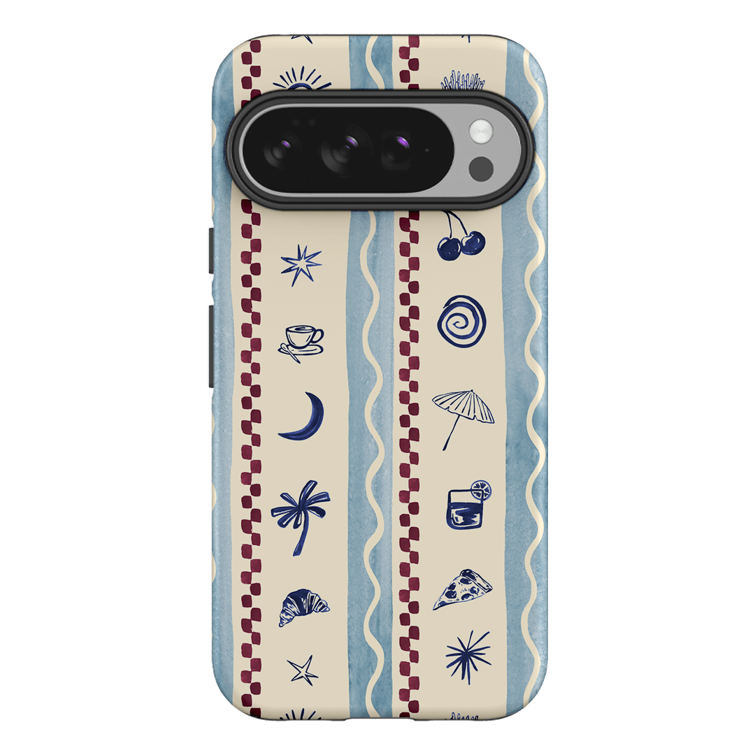 Summer Snacks Blue Printed Phone Cases Google Pixel 10 Pro XL / Armoured by Charlie Taylor - The Dairy