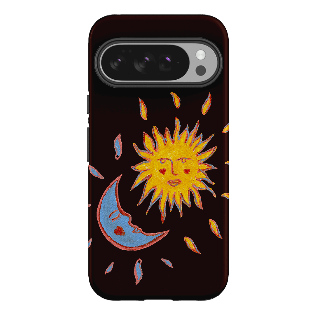 Sun & Moon Plum Printed Phone Cases Google Pixel 10 Pro XL / Armoured by BG. Studio - The Dairy