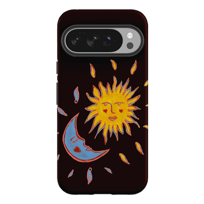 Sun & Moon Plum Printed Phone Cases Google Pixel 10 Pro XL / Armoured by BG. Studio - The Dairy