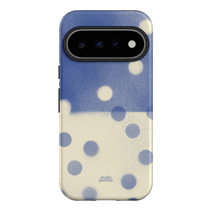 Bleu Polka Dot Printed Phone Cases Google Pixel 11 / Armoured by Jasmine Dowling - The Dairy