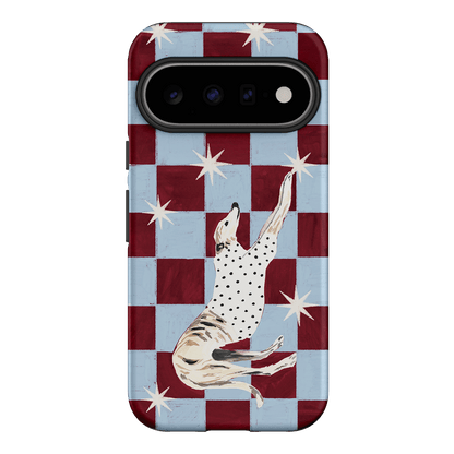 Check Greyhound Blue Printed Phone Cases Google Pixel 11 / Armoured by Lisa Hu - The Dairy