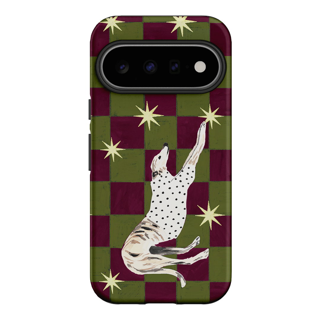 Check Greyhound Green Printed Phone Cases Google Pixel 11 / Armoured by Lisa Hu - The Dairy