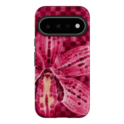 Check Orchid Printed Phone Cases Google Pixel 11 / Armoured by Sally Hungerford - The Dairy