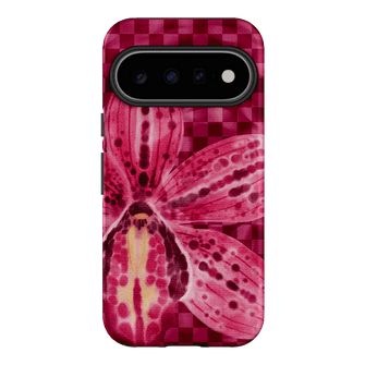 Check Orchid Printed Phone Cases Google Pixel 11 / Armoured by Sally Hungerford - The Dairy