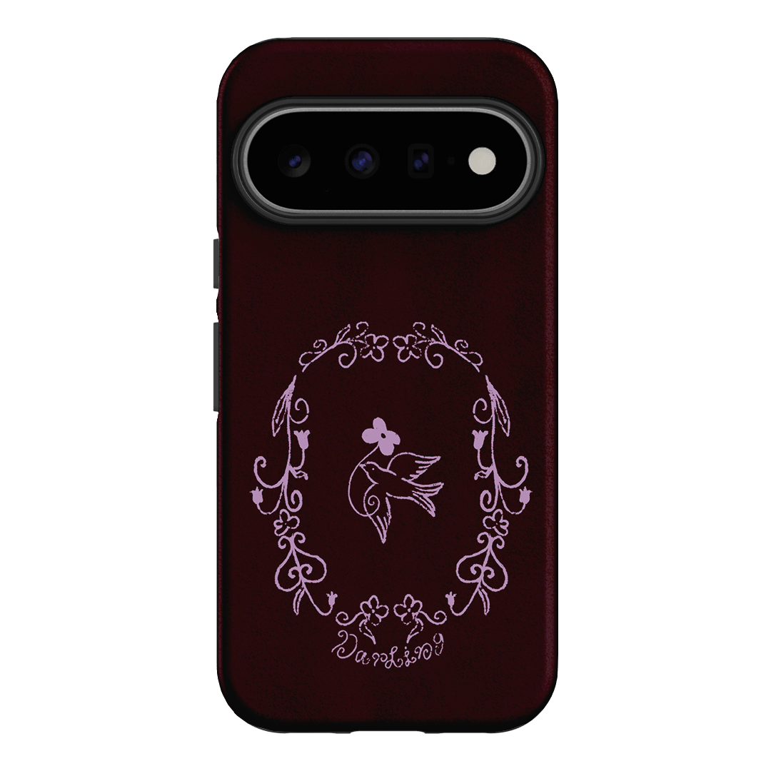 Darling Burgundy Printed Phone Cases by The Dairy - The Dairy
