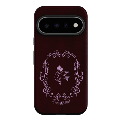 Darling Burgundy Printed Phone Cases by The Dairy - The Dairy