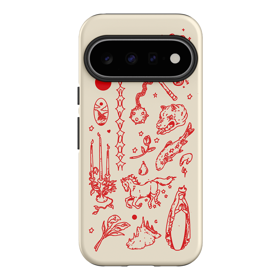 Dreamcore Cream Printed Phone Cases Google Pixel 11 / Armoured by Easty Beasty - The Dairy
