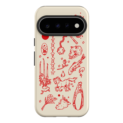Dreamcore Cream Printed Phone Cases Google Pixel 11 / Armoured by Easty Beasty - The Dairy