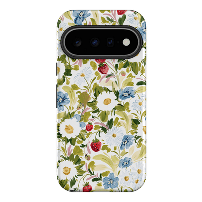 Garden Strawberries Printed Phone Cases Google Pixel 11 / Armoured by Ellie Mae - The Dairy