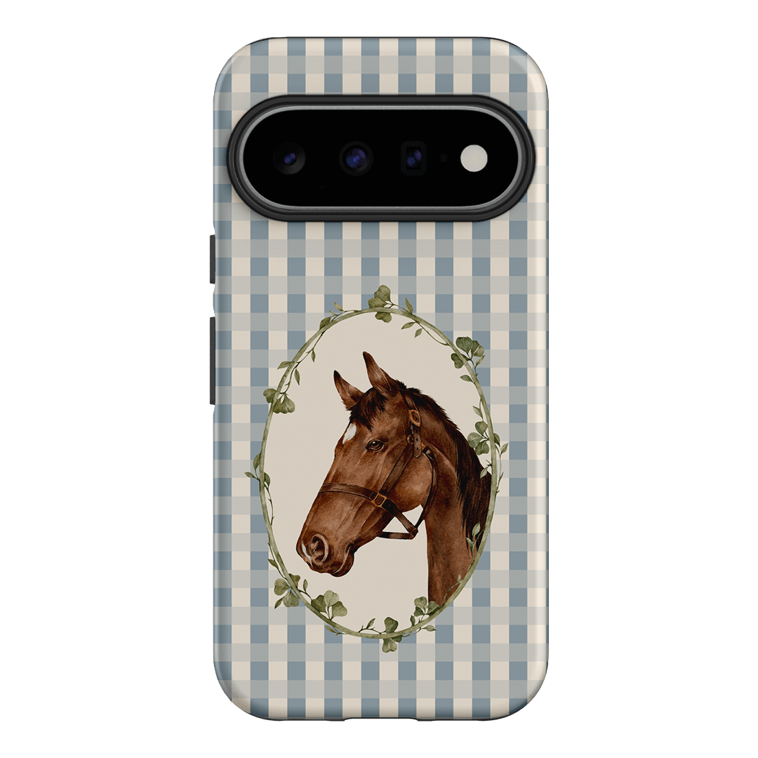 Gingham Horse Printed Phone Cases Google Pixel 11 / Armoured by Kasiags Art - The Dairy