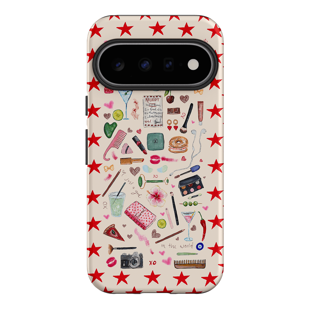 Just A Girl Printed Phone Cases Google Pixel 11 / Armoured by BG. Studio - The Dairy