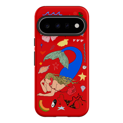 Mermaid Salad Scarlet Printed Phone Cases Google Pixel 11 / Armoured by Easty Beasty - The Dairy