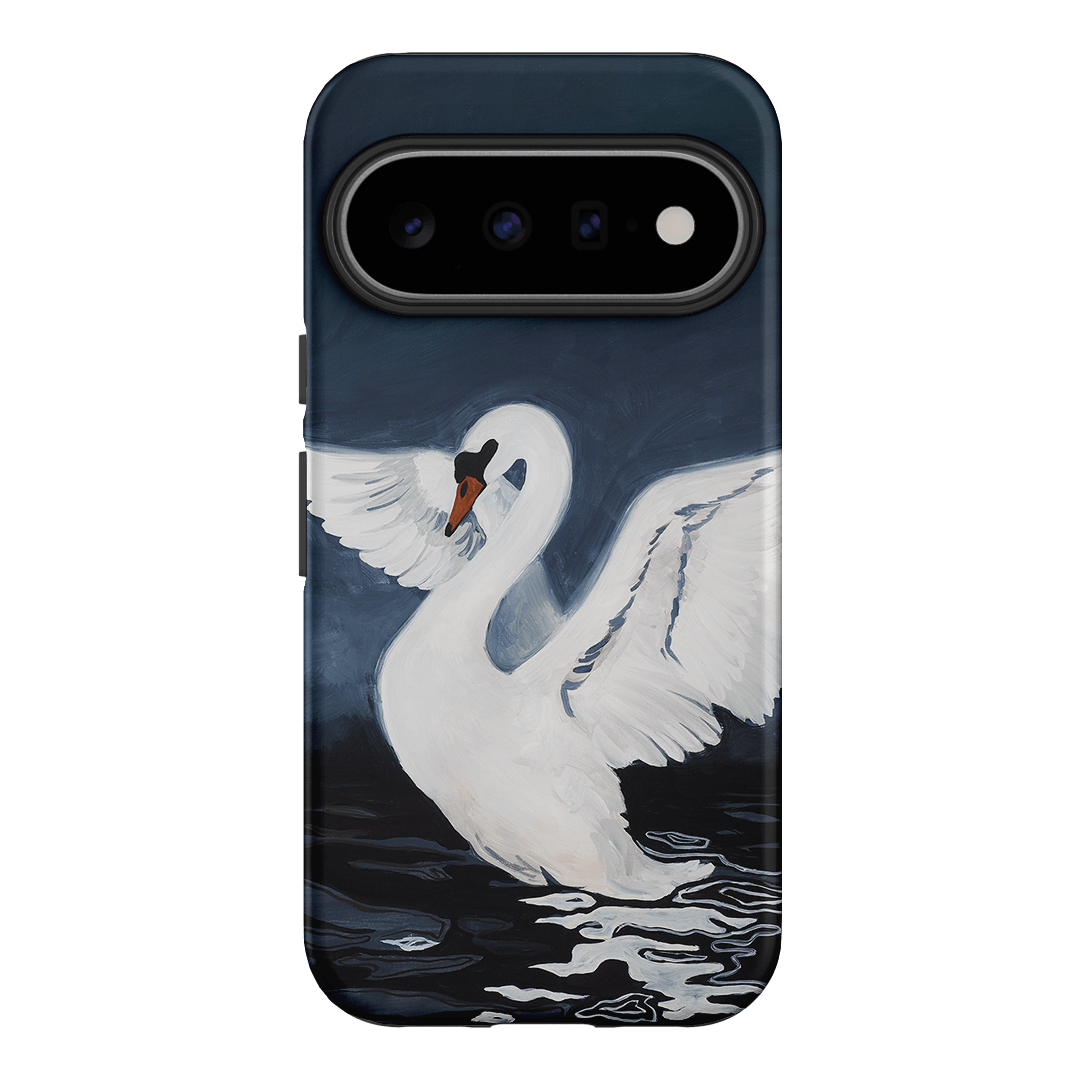 Midnight Swan Printed Phone Cases Google Pixel 11 / Armoured by Lisa Hu - The Dairy