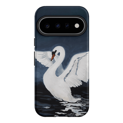 Midnight Swan Printed Phone Cases Google Pixel 11 / Armoured by Lisa Hu - The Dairy